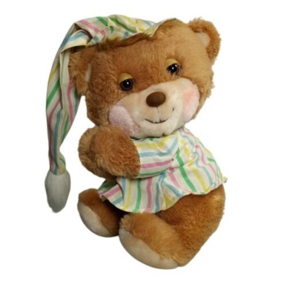 Vintage Fisher Price Sleepytime Bear 12” Plus Quaker Oats Co. 1980s - Picture 1 of 5